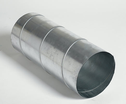 Tube acier galvanisé longueur 2 mètres diam 63mm ( unitaire ) - LTDA - Les  techniques de l'aspiration