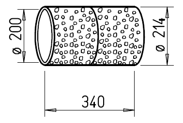 ELF-LEWT-A 355 HELIOS  Filtre de rechange pour borne de prise d'air A 355  pour puits canadien à air