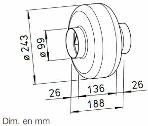 Diamètre: Ø 100 - RR EC 100(