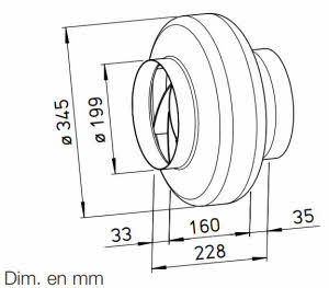Diamètre: Ø 200 B - RR EC 200 B(5786)