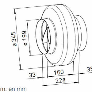 Diamètre: Ø 200 A- RR EC 200 A(6121)